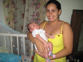 Rodrigo:el neonato de la colega Yelenis