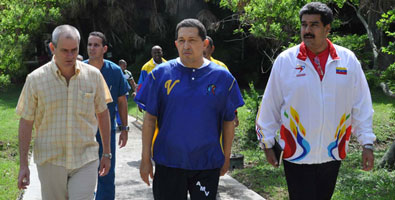 Chávez comenzó sus ejercicios de rehabilitación en Cuba
